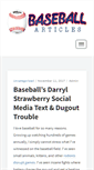 Mobile Screenshot of baseball-articles.com